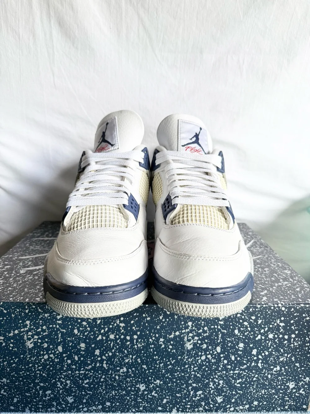 AUTHENTIC Jordan 4 Retro Midnight Navy Size 13 DH6927-140 2022 PRE-OWNED